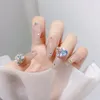 Nail Art Dekorationen 5 Stück Schmuck Love Gems s Stereo Stapelanhänger mit Metallkettenspitzenzubehör 230927