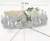 Grampos de cabelo de luxo acessórios de casamento tiaras e coroas headbands zircônia cúbica diadema feminino jóias headpieces