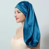 BeanieSkull Caps 100% Silk Sleeping Hair Cap Long Night Sleep Cover for Women Care 16 Momme 230927