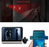 Doorbells 4.3inch Tuya APP WiFi Doorbell Visual Door Peephole Video Door Phone Camera PIR Home Security Wireless Intercom For IOS Android YQ231003