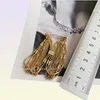 845 Vintage Metal Baroque Tassel Rhinestone Copper örhängen Temperament5434934