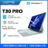 DERE T30 Pro Tablet Laptops 13-inch 2K IPS Touch Screen 16GB RAM 512GB SSD Computer with D-Pencil Ultrabook Windows 11 Notebook