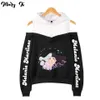 Kadın Hoodies Sweatshirts Melanie Martinez K-12 Mahsul Hoodies Kız Sweatshirts Kadın Günü Kazak Omuz Of Omuz Harajuku Takip Büyük Boy YQ230928