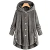 Manteaux pour femmes mélanges de laine automne hiver manteau femmes chaud ours en peluche manteau laine veste femme en peluche manteau à capuche veste 230927