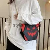 Totes Halloween Pumpkin Bag New Funny Festival Bat Bag Versatile Fashion Shoulder Bag Cute Personalized Creative Women's Bagstylishyslbags