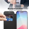 Lüks Manyetik Folio iPhone 15 14 13 13 12 Pro Max Samsung S23 Ultra S22 Plus kart yuvası cüzdan kaplama Koruyucu Kabuk Destekleme Kablosuz Şarj