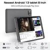 Pritom 8 Polegada tablet android 13, 8gb (4 + 4 expandir) ram 64gb rom, 1tb expandir, tela ips 1280x800 bateria 5000mah, câmera dupla, wifi