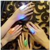 100pcs lot LED parmak lambası ışığı yanıp sönen parmak ışık optik parmak ışığı parmak lambası298t
