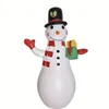 1pc, boneco de neve inflável de Natal com luzes espessadas de pvc decoração de Natal inflável de 70,87 polegadas, boneco de neve inflável, decoração de cena, decoração de festivais, decoração de casa, decoração, decoração,