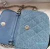 Bolso de mano de diseñador con cadena de Metal plateado envejecido, bolso de hombro tipo bandolera con hebilla ajustable y corazón de amor, bolso de lujo