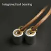 Jump Ropes Adjustable Jump Rope Universal Metal Bearing Wooden Handle Adult Faux Leather Jump Rope 230928