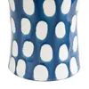 Vasi 12" 15" 19"H Vaso in ceramica blu con motivi diversi Set di 3 per la decorazione della tavola delle piante