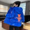 Down Coat Teen Boys Cartoon Cotton Jacket Fashion Hooded Coats Winter Children Thicken Warm Clothing Waterproof Tops 230928