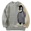 Pulls pour hommes Mens Cartoon Pull tricoté Streetwear Harajuku Vintage Jumpers Pull Femmes Automne Coton College Sweaters Unisexe 230927