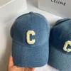 C Hut Baseball Caps Designer Hüte Hut für Männer Frauen Modische Cowboy Blau Baseball Kappe Kappe Sonnencreme Celi Hut KFZG Y9CJ