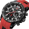 MINI FOCUS 0349G Multifunktions-Leuchtzifferblatt Quarz-Herrenuhren Sport-Datumsuhr Silikonband-Armbanduhren mit funktionierenden Hilfszifferblättern248N