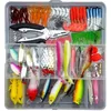 Baits Lures Kit Fishing Lures Set Hard Artificial Wobblers Metal Jig Spoons Soft Lure Fishing Silicone Bait Fishing Tackle Accessories Pesca 230927