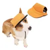 Abbigliamento per cani Cappelli piccoli con fori per le orecchie Cappello di Halloween Taglia Berretto da baseball per cucciolo o compleanno grande per Cat Chopper