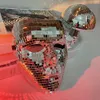 Feestmaskers Disco Ball Glitter Spiegel Gezichtsmasker Festival Maskerade Maskers voor Cosplay Halloween Party Nachtclub Masker Shap Home DJ Decor 230927