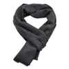 Lenços Moda Homens Soild Cor Cashmere Lenço Inverno Engrossar Quente Pashmina Xaile Homem Preto Cinza Casual Tassel Foulard Bufanda 230927