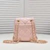 Mini mochila designer 23b bolsa designer mochila para mulher rosa bookbags bolsa de ombro luxo escola back pack bolsas embreagem corrente de couro mochilas de moeda de ouro