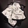 Femmes Designer Foulard en soie Marque de mode Wrap Foulards carrés en soie sergé Pashmina Foulards châle plissé cadeau d'anniversaire Facile à assortir Taille Soft Touch
