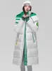 Women's Trench Coats 2023 Winter Puffer Jacket Women Padded Parkas Long Down Cotton Maxi Sleeves Warm Outerwear