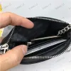 2024 Designer Keychain Womens Fashion Key Ring For Men Brand Black Coin Holder Keychains Luxury Keychain Small Purses Keyrings With Box