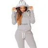 Women's Hoodies Sweatshirts Fashion Women Pink Sweatshirt Suit Women's Hoodie 2 Piece Suit Love Print Slim Body Hoodie Suit Sports Running Hoodie Suit YQ230928