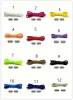 Lacet élastique de sport décontracté multicolore, boucle à capsule en métal, demi-cercle de 100CM, lacet paresseux, lacet gratuit, chaussure ZZ