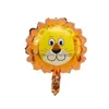 Inne imprezy imprezowe dostarczenia mini kreskówek zwierząt folia balonowy tygrys lion cow małpa aluminiowa film balony dla dzieciaku urodziny ślub dhp3v