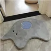 Badmattor Mikrofiber Toalettmatta U-formad non-slip absorberande tjockt mjukt tvättbart rum mattor golvmatta för fladdermus badrum