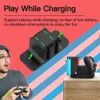 Carregadores 6 em 1 Dock de carregamento para Nintendo Switch Console Joycon Controller Gamepad Charger Station DC5V2A Charge Stand NS 230927