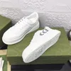 Autumn Unisex Sneaker Fashion Para Drukuj grube podeszwy stóp mieszany kolor płaski designerski panie mężczyźni