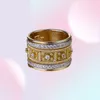 Luxury Brand Big Golden Finger Rings for Men Women Fine Jewelry Cubic Zircon Micro Paved Rhinestone Wedding Rings Gift Z5m527 Q0706459009