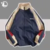 Mens Jackets Hip Hop Varsity Jacket Men Women Spring Autumn Patchwork Color Block Windbreaker Coats Fashion Loose Thin College 230927