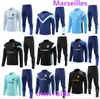 23 24 kids men soccer tracksuits MILIK PAYET Marseilles survetement 22 23 fottball Training suit veste maillot de foot Olympique OM tracksuit football jogging