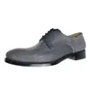 Dress Shoes Chue Deep Sea Pearl Fish Skin Men's Leather Soles Manual Fashion Trend Manufacturer Men
