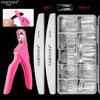Nail Art Kits Brush French Set One Word Cut Point Drill Sticker Gold and Silver Line Dead Skin Polishing Supplies 230927