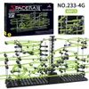 Spacerail Achtbaan Model Marmeren Run Bal Set voor Volwassenen Creatief Bouwsteenspeelgoed 488pcs Niveau 4 Lichtgevende Versie