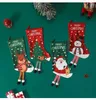 Decorações de Natal Meias de Natal Decorações de Natal Velho Boneco de Neve Elk Presente Pequeno Pingente Boneca de Pelúcia Árvore Requintada Atmosfera Festiva 230928
