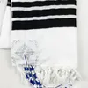 Halsdukar Judaica Israel Je Talit Black Polyester Large Size Gadol Prayer Shawl Tallit With Bag 140x190cm 230927