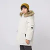 Manteau en duvet MARC JANIE garçons vestes d'hiver en plein air épais Ultra léger avec col en fourrure de raton laveur veste bouffante 213578 230928