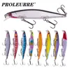 Esche esche Proleurre Esche da pesca 11 cm 13,8 g Affondamento Minnow Wobblers Esche artificiali in plastica con gancio per spigola luccio carpa Swimbait attrezzatura 230927