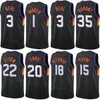 Man Kids Printed Basketball Bradley Beal Jersey 3 Devin Booker 1 Jusuf Nurkic 23 Kevin Durant 35 TJ Warren 21 Darius Bazley 55 Grayson Allen 24 City Association Sport