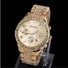 Women Diamond Watch Fashion Brand Luxury Wristwatches Relogio Feminino Ladies Gold Steel Quartz Watch Genève Casual Watch Crystal 250J
