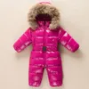 Pagliaccetti russo inverno pagliaccetto del bambino vera pelliccia con cappuccio ragazzo spesso ragazza infantile vestiti da neve piumino bambini tuta da sci impermeabile parka XMP255 230927