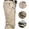 Pantalones para hombres Tallas grandes 6XL Pantalones cargo Hombres Multi bolsillo Pantalones de chándal tácticos al aire libre Ejército militar Impermeable Secado rápido Pantalón de senderismo elástico 230927