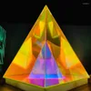 Lâmpadas de mesa Nordic Pyramid Triangle RGB Sala de estar Quarto Cor de cabeceira LED Desk Lamp Bar Gaming Indoor Atmosfera Luzes