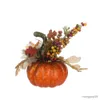 Décorations de Noël, citrouilles artificielles, feuille d'érable, décoration de maison, accessoire de maison, récolte d'automne, décor de fête d'Halloween pour Thanksgiving